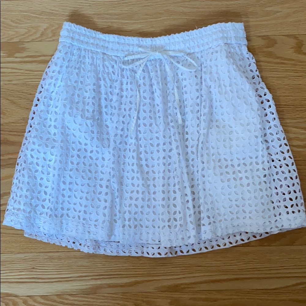 Madewell Eyelet Skirt - Picture 1 of 3